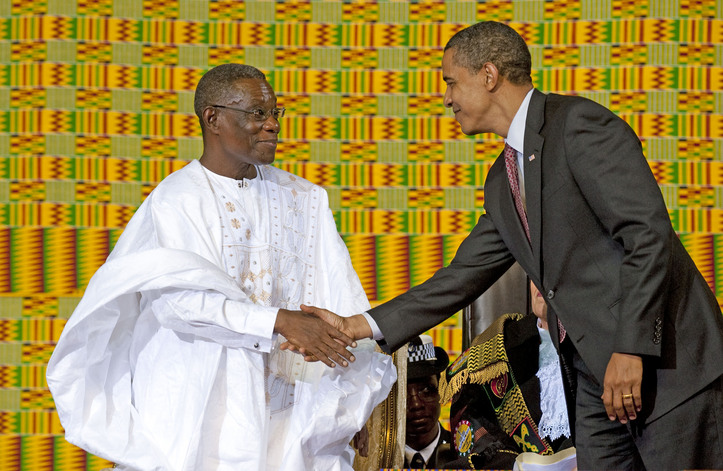 President Atta Mills and President Obama