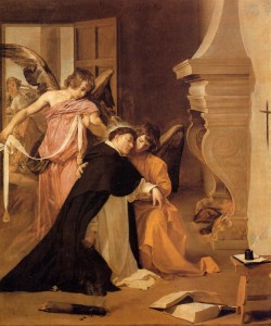 The Temptation of St. Thomas Aquinas, Diego Velazquez, (1631-32).