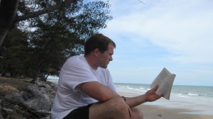 Reading on the Beach