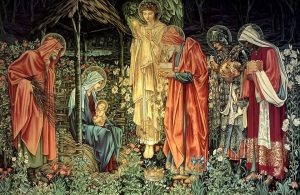 The Adoration of the Magi Morris & Co. tapestry design by Edward Burne-Jones